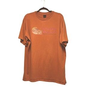 Vintage Myrtle Beach Single Stitch T Shirt Tee XL Rust‎ Orange Short Sleeve SC